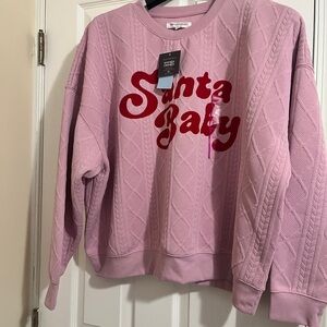 Pink Santa Baby Sweater